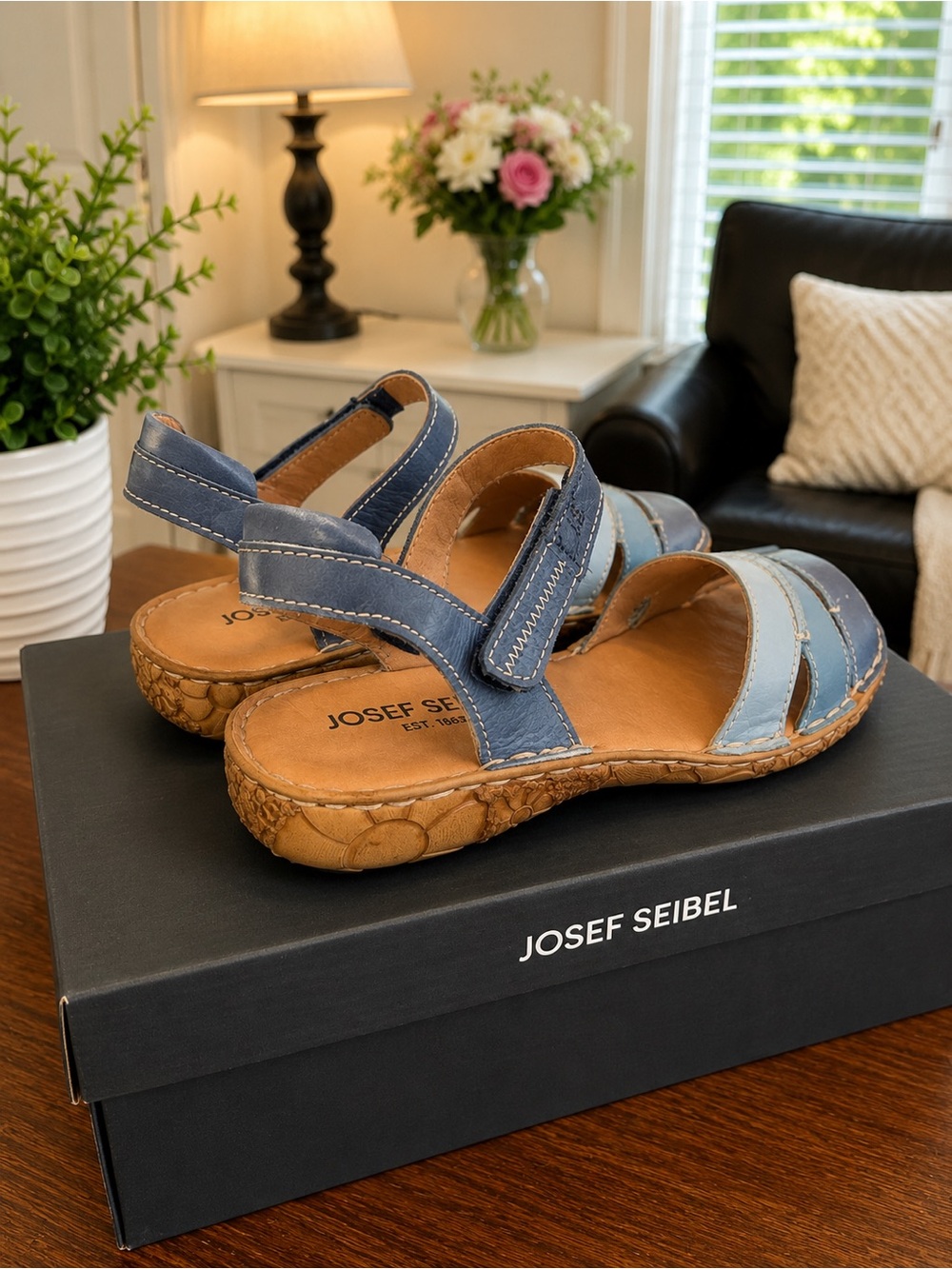Josef Seibel Rosalie 49 Women’s Sandals EU 37 / US Women’s 6.5–7 NIB - Picture 2 of 4